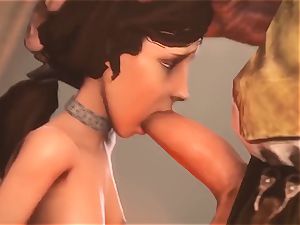 3 dimensional porno for gamers. Bioshock - Elizabeth gets her gash deep fcuked stiff